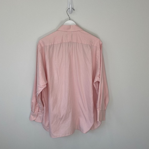 John W. Nordstrom 100 % Egyptian Cotton Pale Pink Button Up - Picture 5 of 7